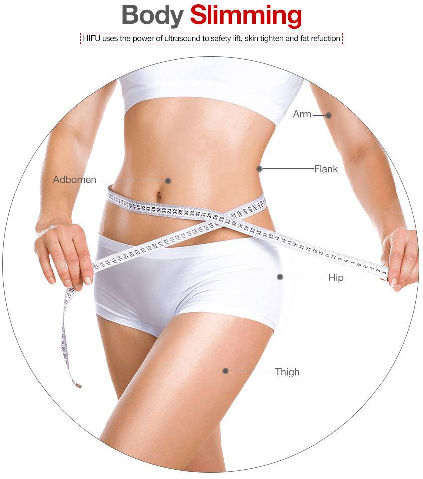 HIFU anti aging machine body slimming