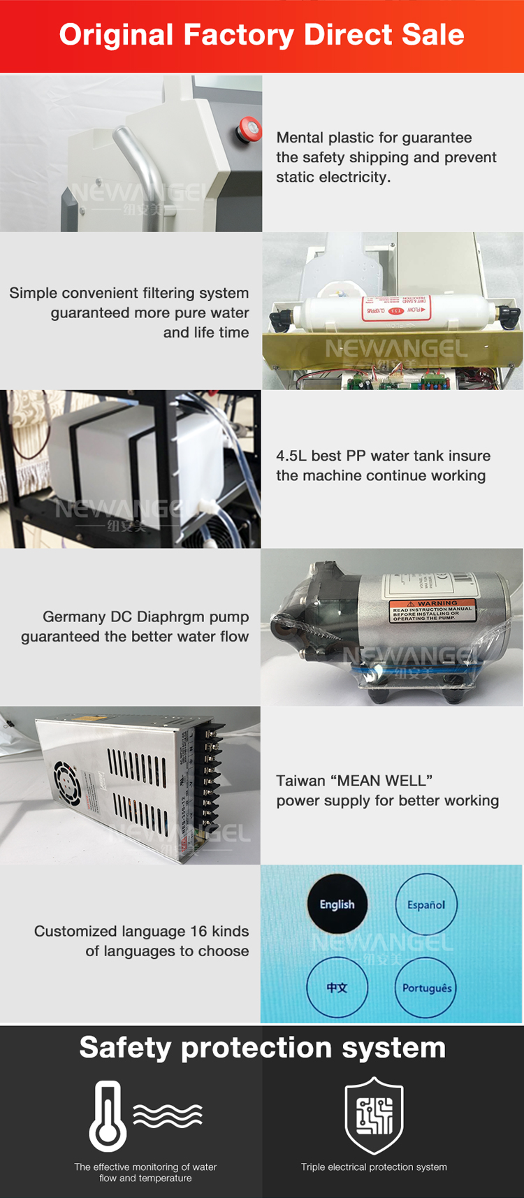 Diode laser hair removal germany for all skin color use