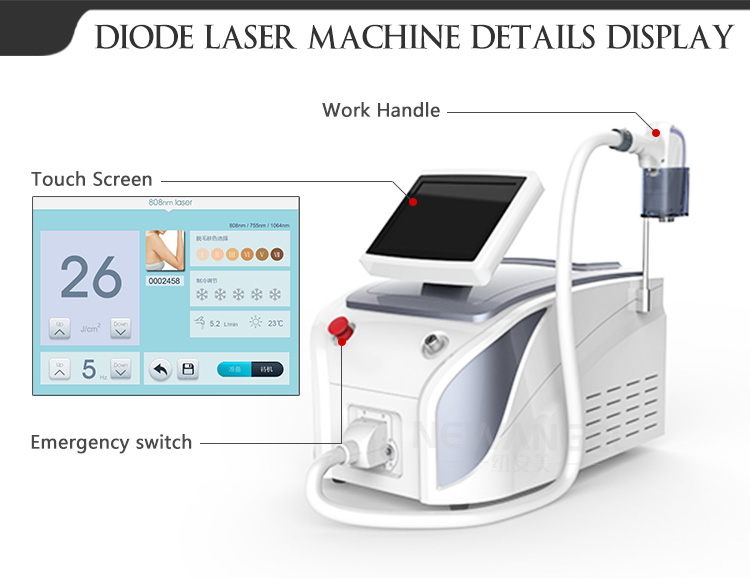 Best laser hair removal machine gold standard with CE