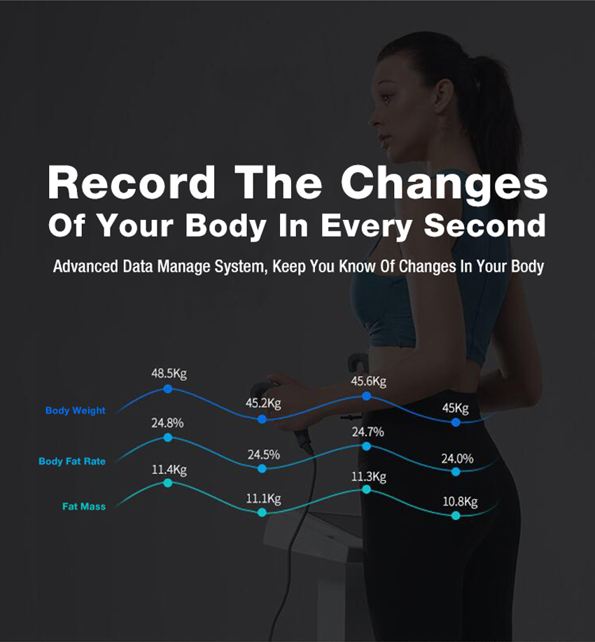 Body composition analyzer machine with ultrasonic height measure GS6.6