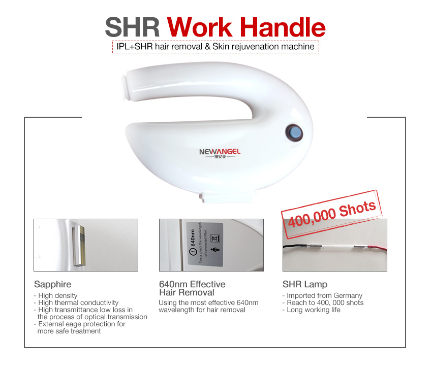 IPL SHR hair removal treatment