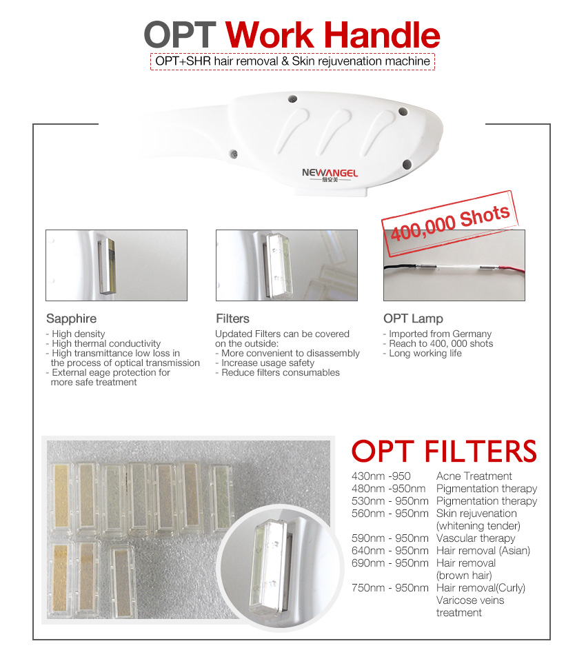 OPT SHR hair removal multifunctional machine price