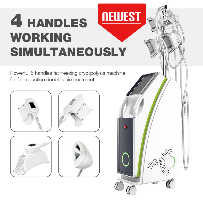 cryolipolysis 4 heads slimming machine
