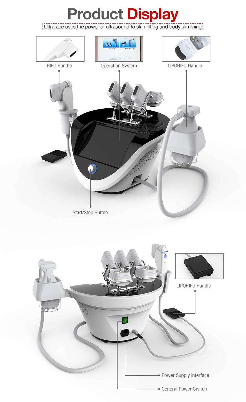 hifu wrinkle removal machine for face and body skin care