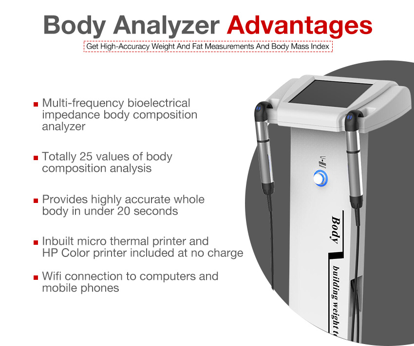 body composition machine features