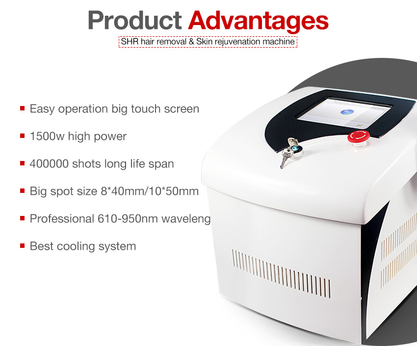 SHR hair removal machine price
