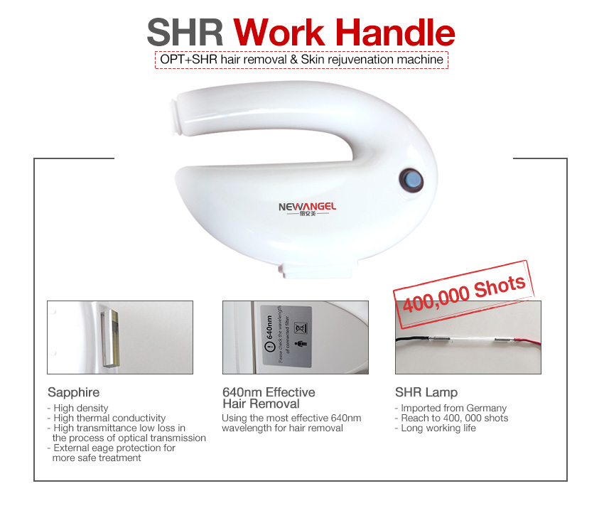 OPT SHR hair removal multifunctional machine sale