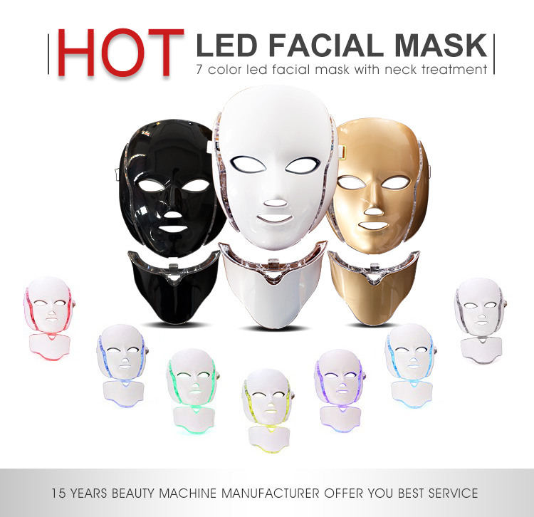 led therapy mask with 7 color