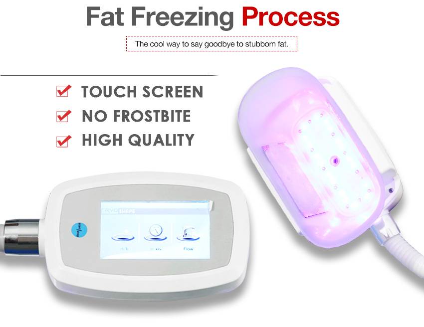 Portable cryolipolysis machine handle