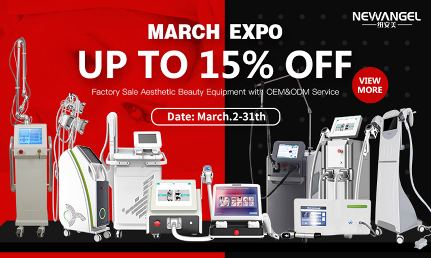 hair removal laser machine and skin rejuvenation March Expo