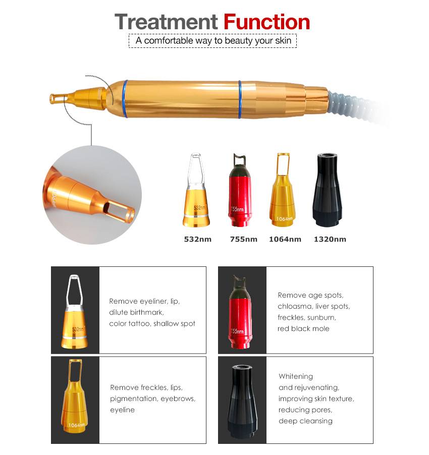  high power laser handle tattoo removal laser for sale