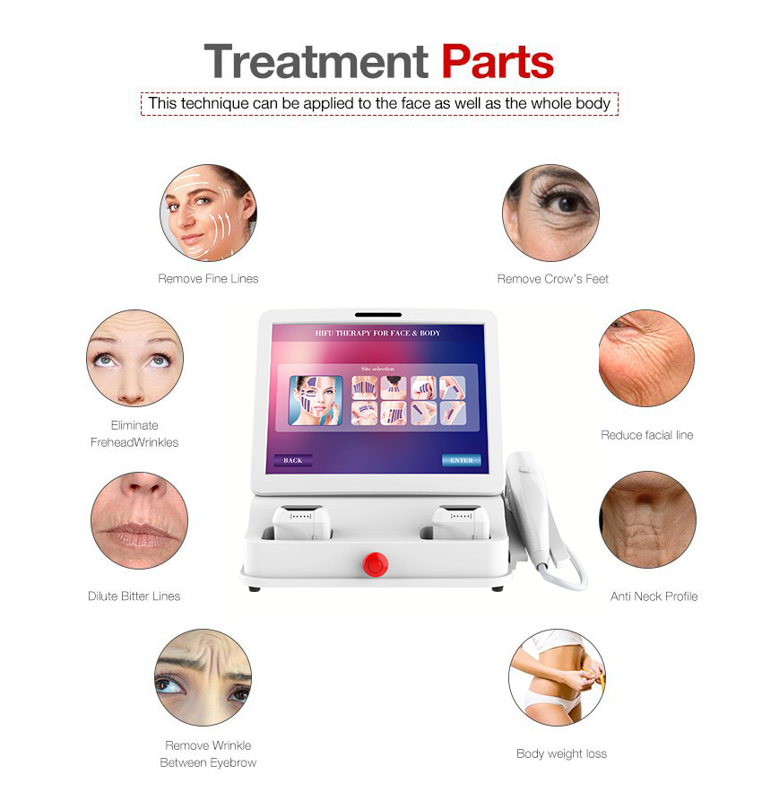 HIFU neck lift wrinkle removal and anti aging